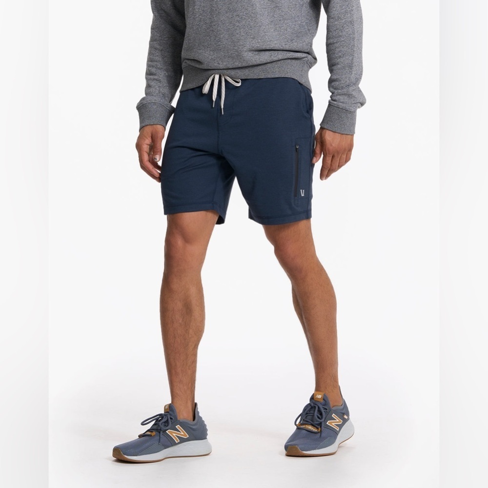 Vuori Navy Blue Athletic Shorts
